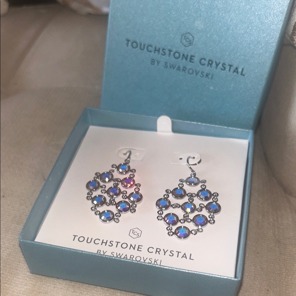 Swarovski Touchstone Crystal Iridescent Earrings